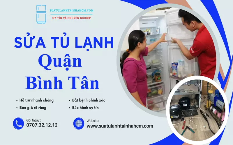 Sửa tủ lạnh quận Bình Tân