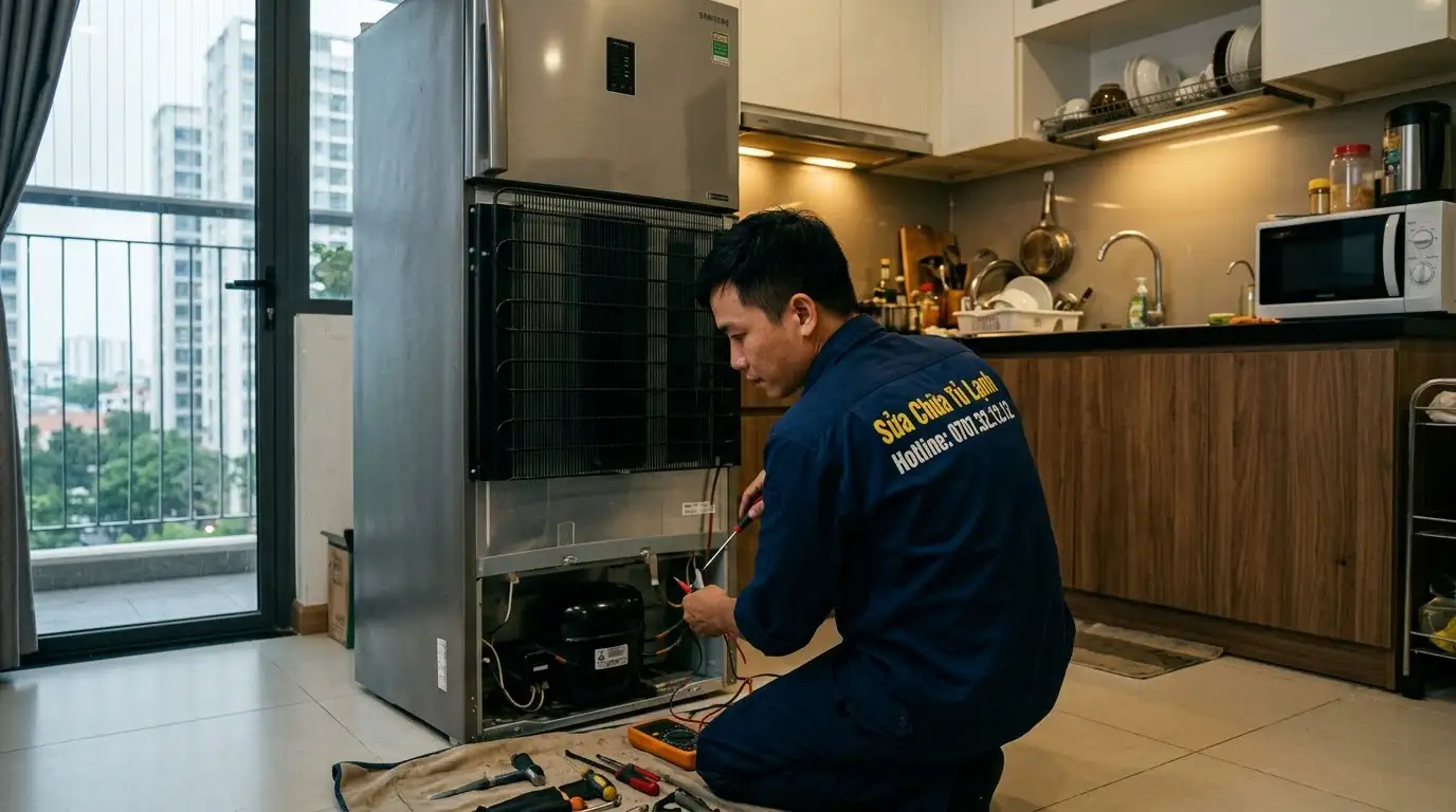 block tủ lạnh không chạy