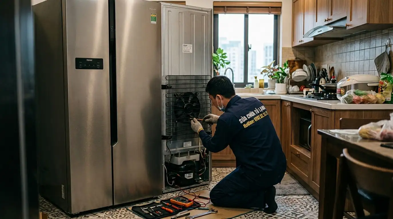 Dịch vụ sửa chữa tủ lạnh Haier chuyên nghiệp giá rẻ