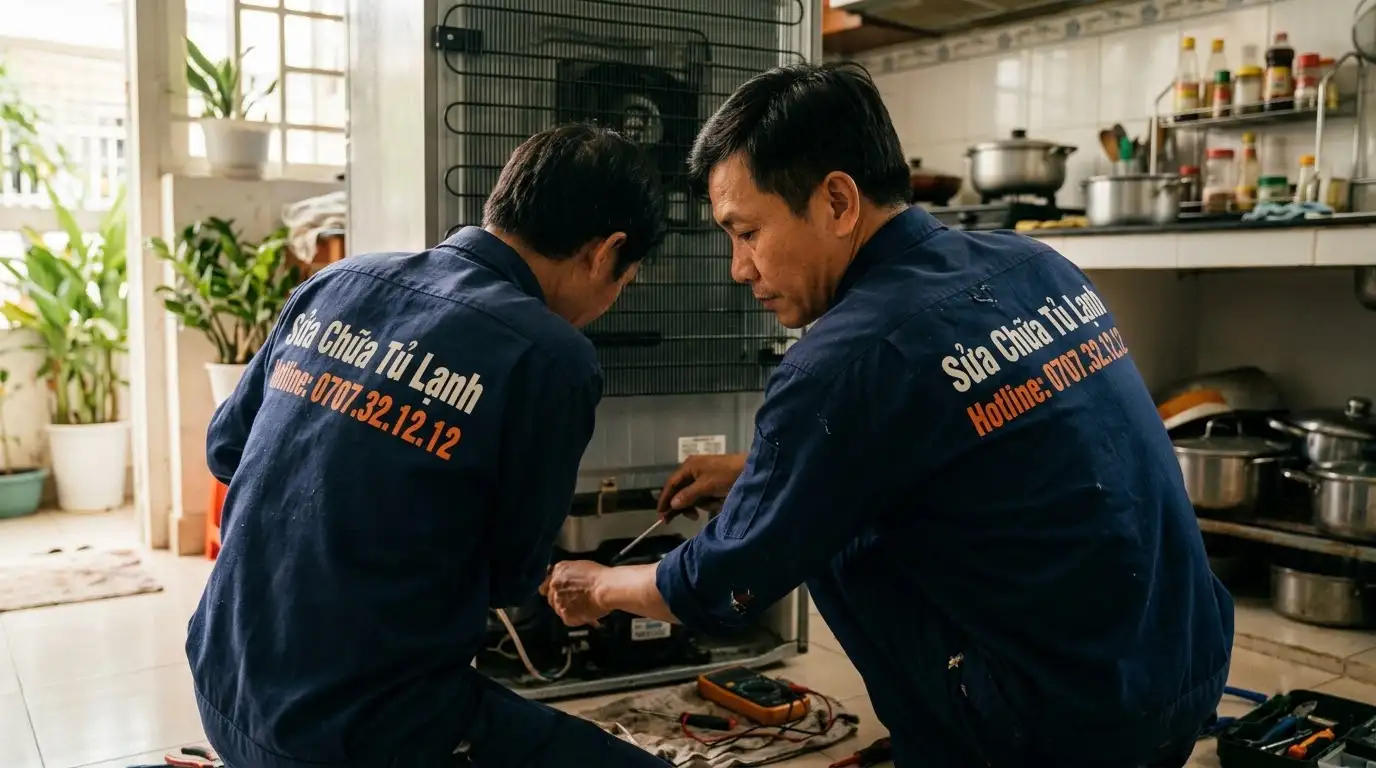 Sửa tủ lạnh Huyện Củ Chi xử lý sự cố đóng tuyết không lạnh
