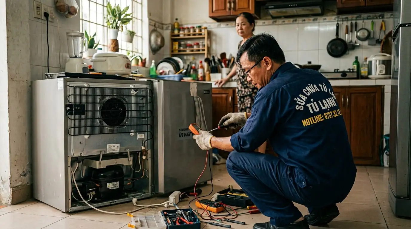 Dịch vụ sửa tủ lạnh phường An Phú Đông tận nơi