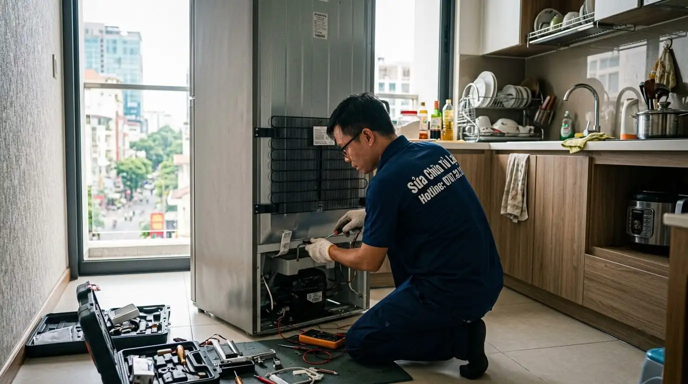 Sửa tủ lạnh phường Bến Thành tại nhà khách hàng