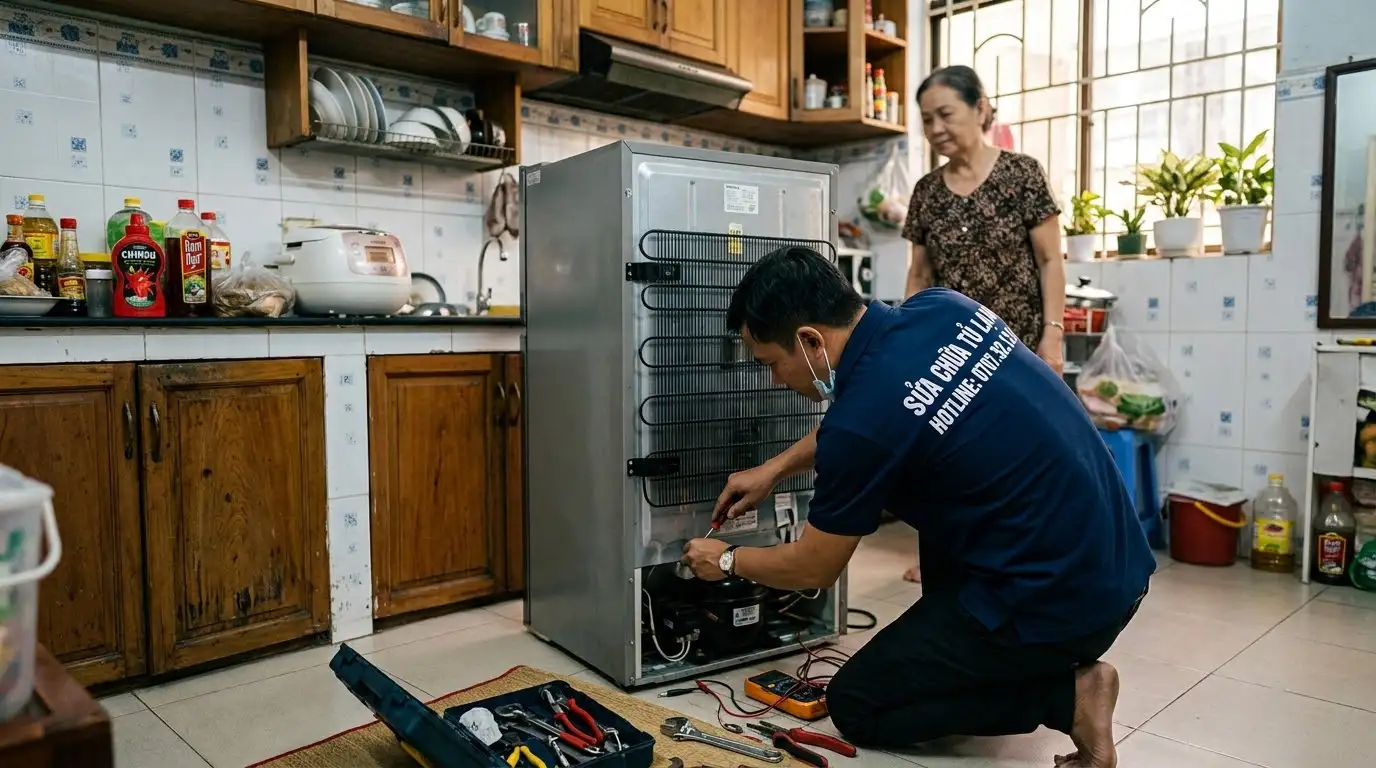 Sửa tủ lạnh phường Bình Phú thợ giỏi