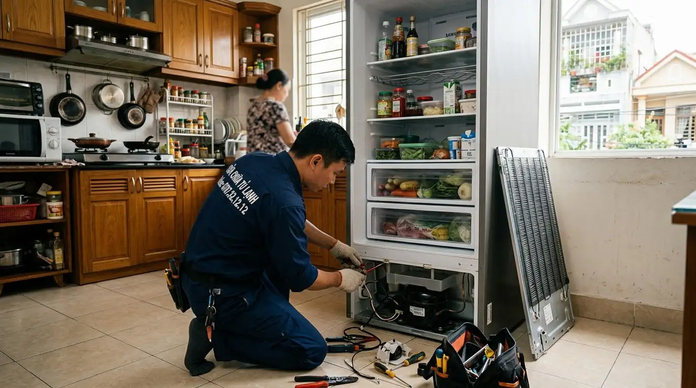 Địa chỉ sửa tủ lạnh phường Bình Quới uy tín chuyên nghiệp