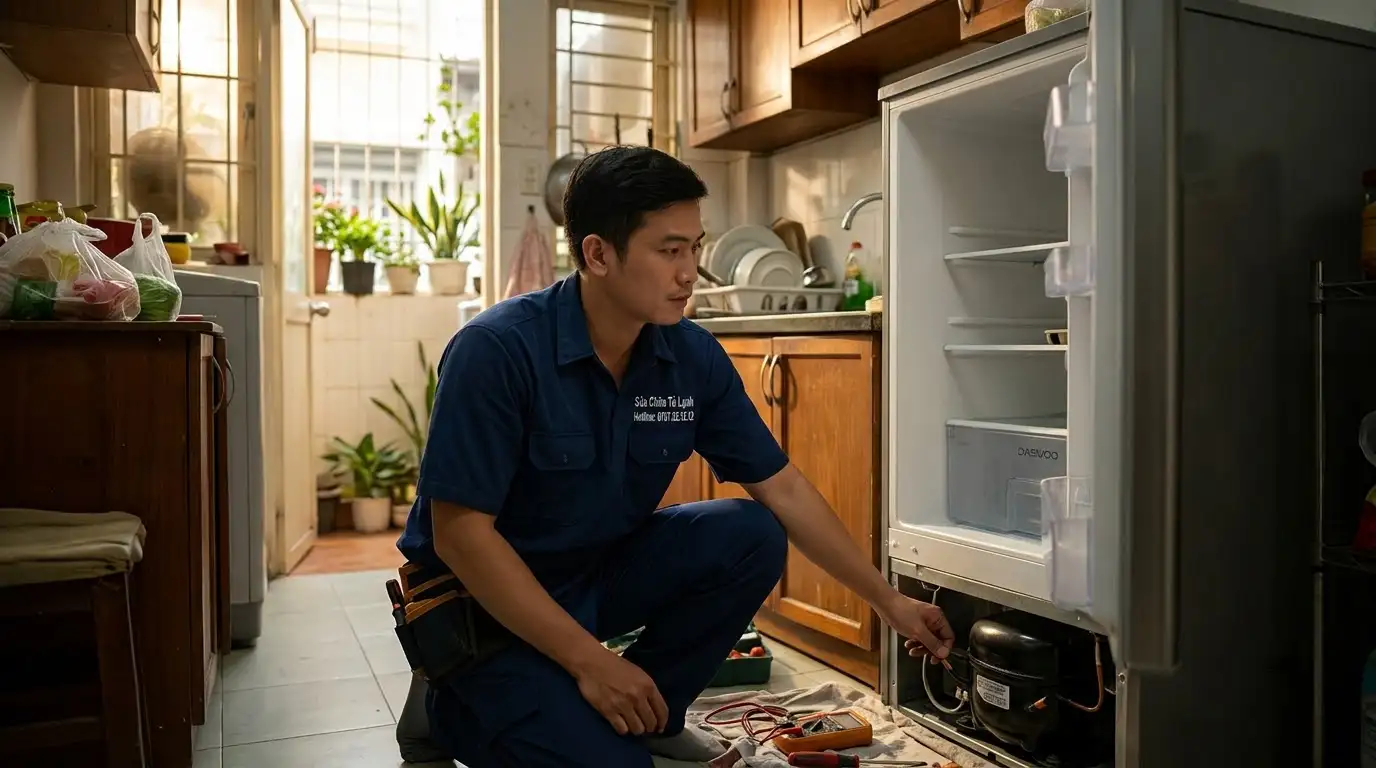 Thợ sửa tủ lạnh phường Bình Tây chuyên nghiệp