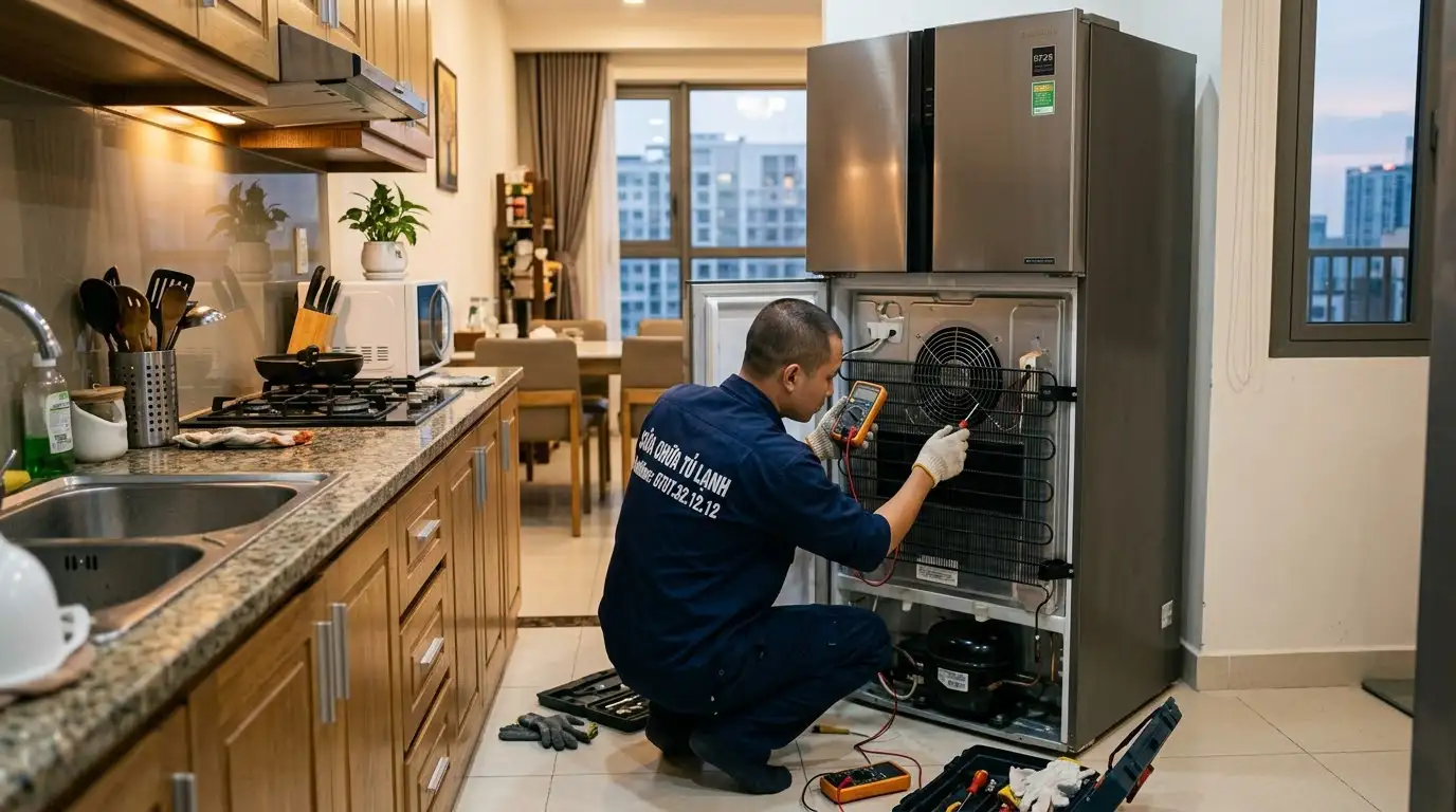 Sửa tủ lạnh phường Bình Thạnh giá rẻ minh bạch