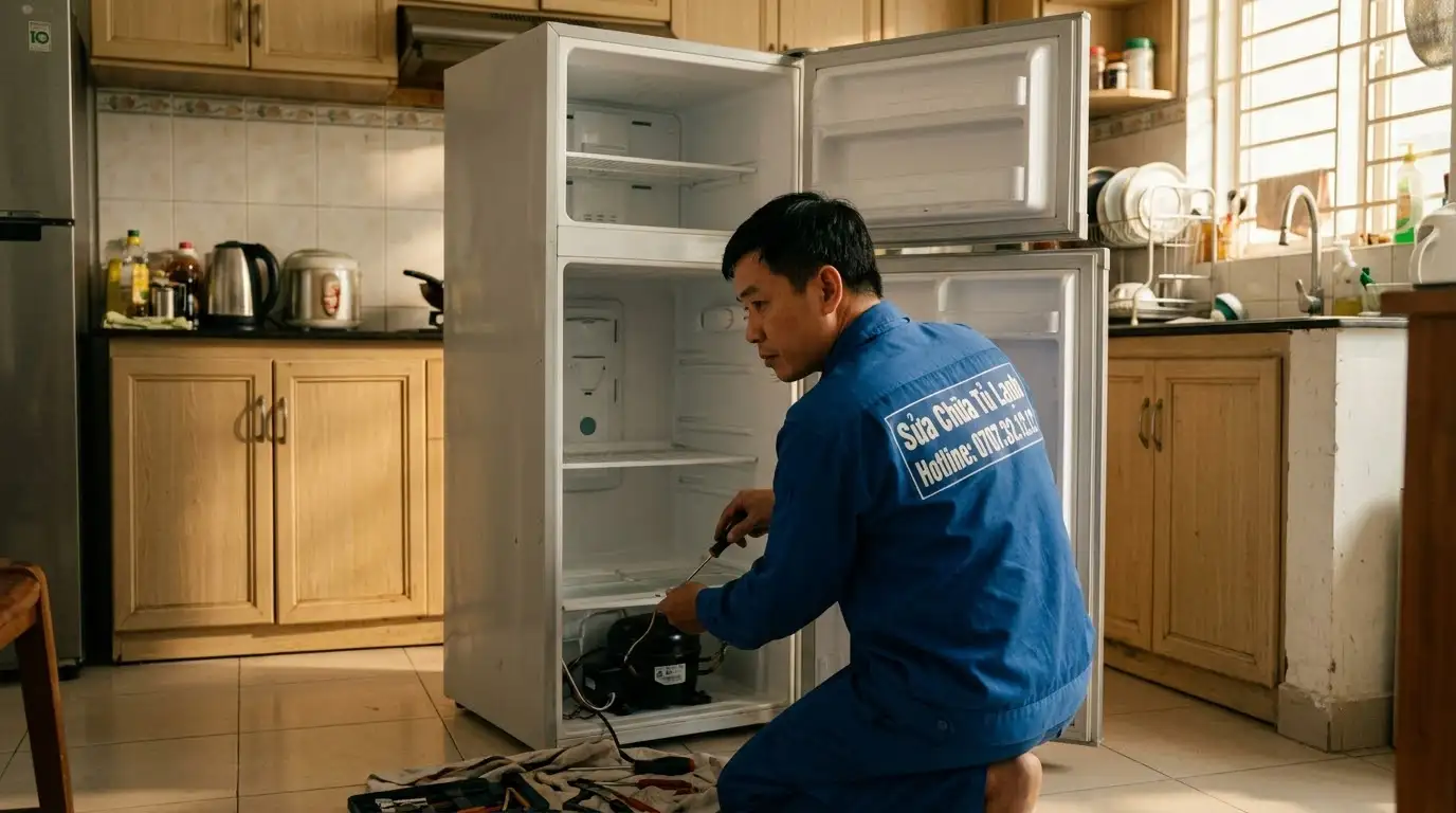 Sửa tủ lạnh phường Bình Trị Đông thợ có mặt sau 15 phút