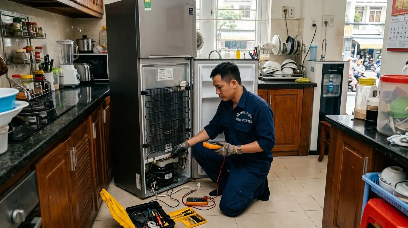 Bảng giá sửa tủ lạnh phường Bình Trị Đông chi tiết minh bạch