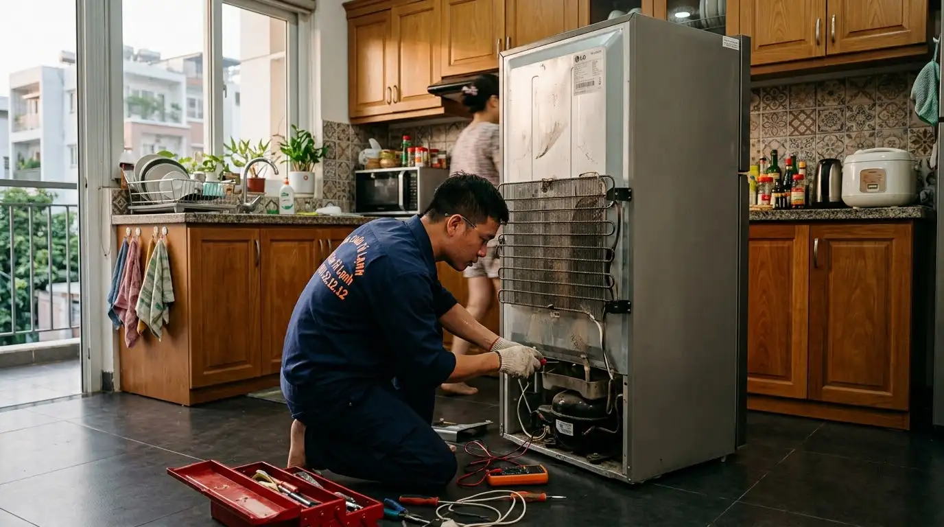 Sửa tủ lạnh phường Cầu Kiệu có mặt kiểm tra miễn phí