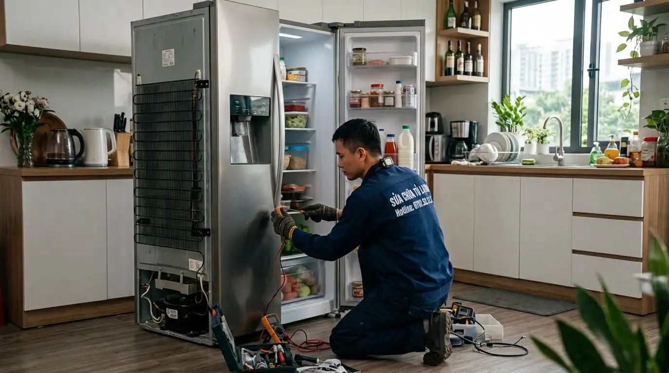 Sửa tủ lạnh phường Diên Hồng