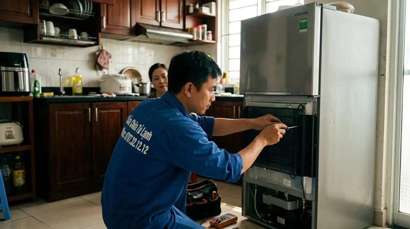 Sửa tủ lạnh phường Đông Hưng Thuận chuyên nghiệp tận nhà