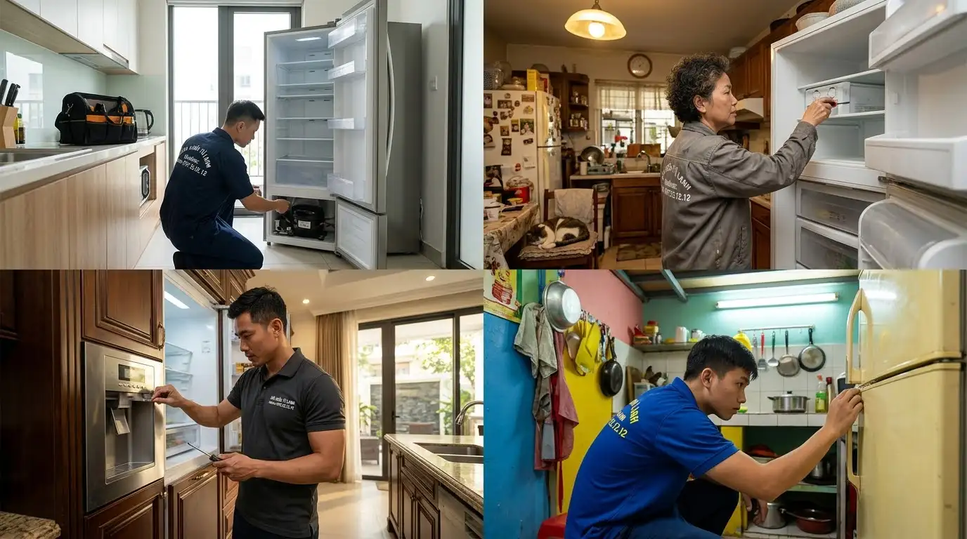 Sửa tủ lạnh phường Hiệp Bình thợ kinh nghiệm giá rẻ