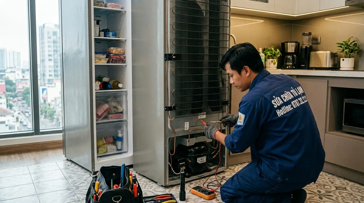Sửa tủ lạnh phường Hòa Hưng chuyên nghiệp giá rẻ