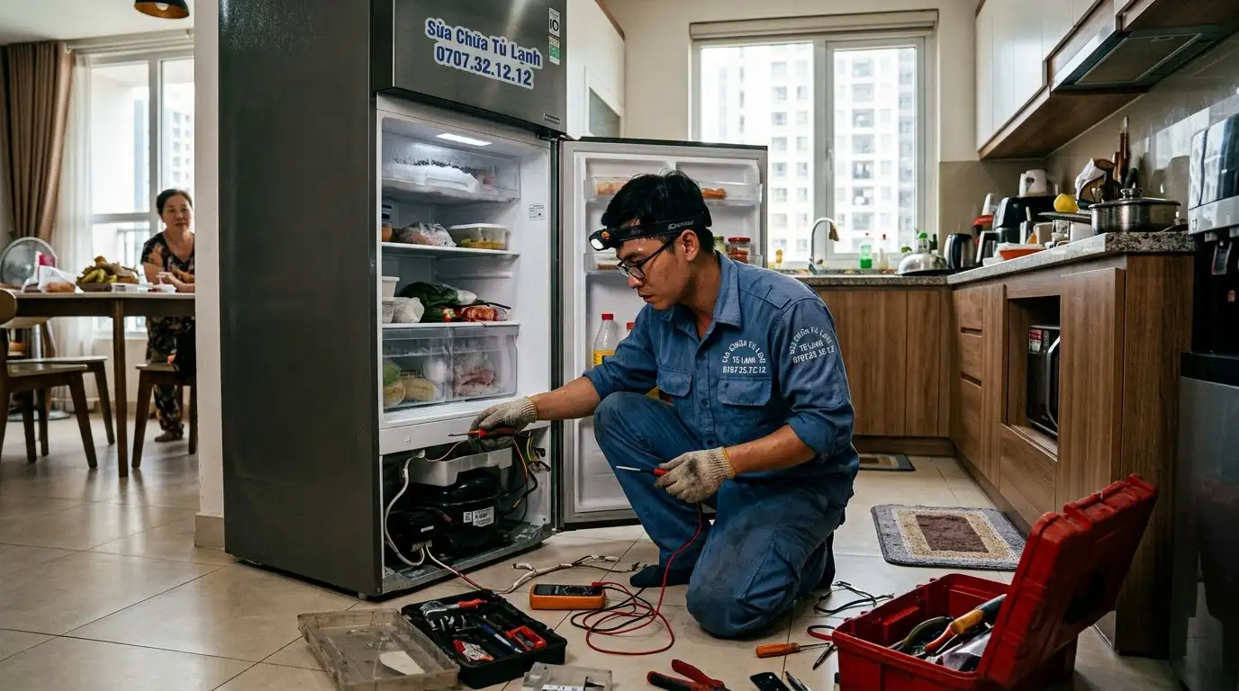 Địa chỉ sửa tủ lạnh phường Minh Phụng chuyên nghiệp