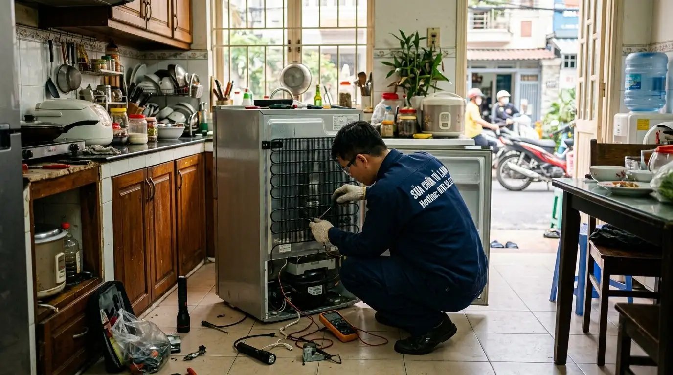 Sửa tủ lạnh phường Phú Nhuận kiểm tra tận nơi miễn phí