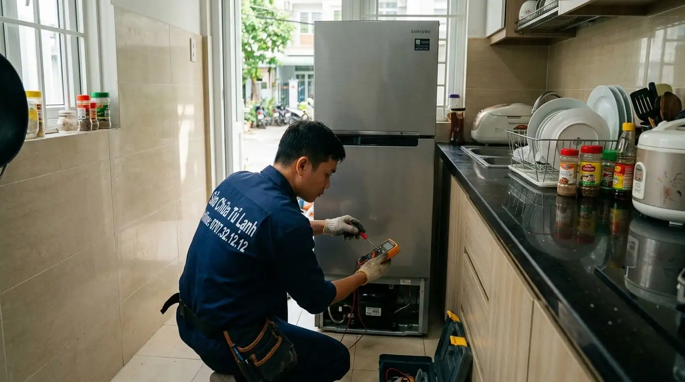 Thợ sửa tủ lạnh phường Phú Thọ Hòa tay nghề cao tận tâm