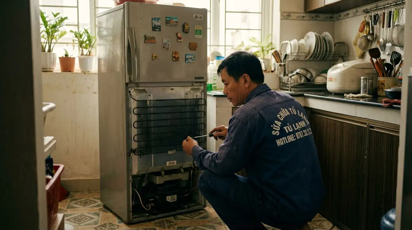 Quy trình sửa chữa tủ lạnh tại nhà phường Phước Long