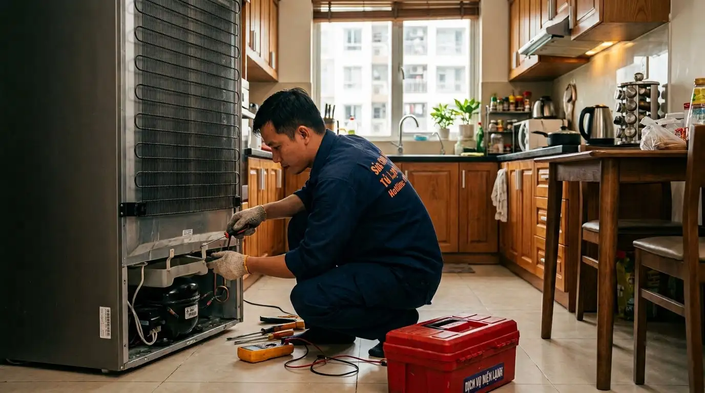 Thợ sửa tủ lạnh phường Tân Hưng chuyên nghiệp