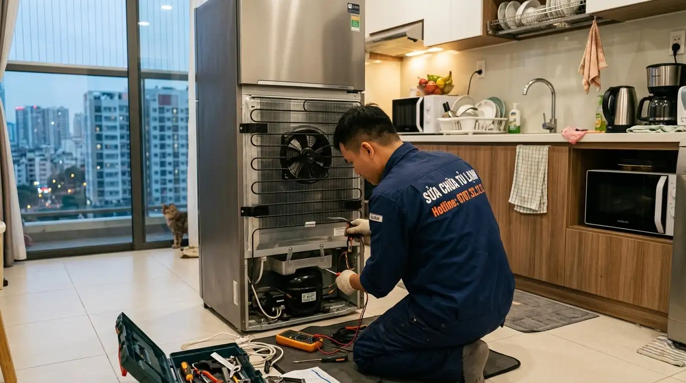 Thợ sửa tủ lạnh phường Tân Mỹ chuyên nghiệp