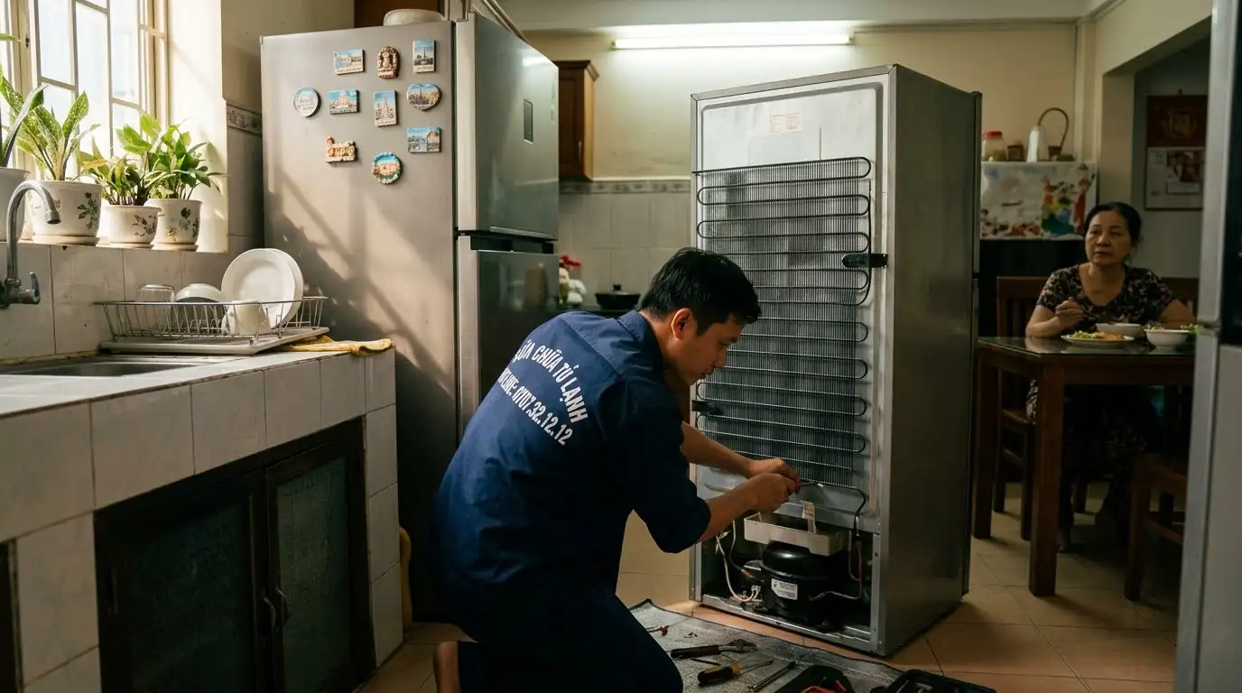Sửa tủ lạnh phường Tân Sơn Nhất uy tín linh kiện zin