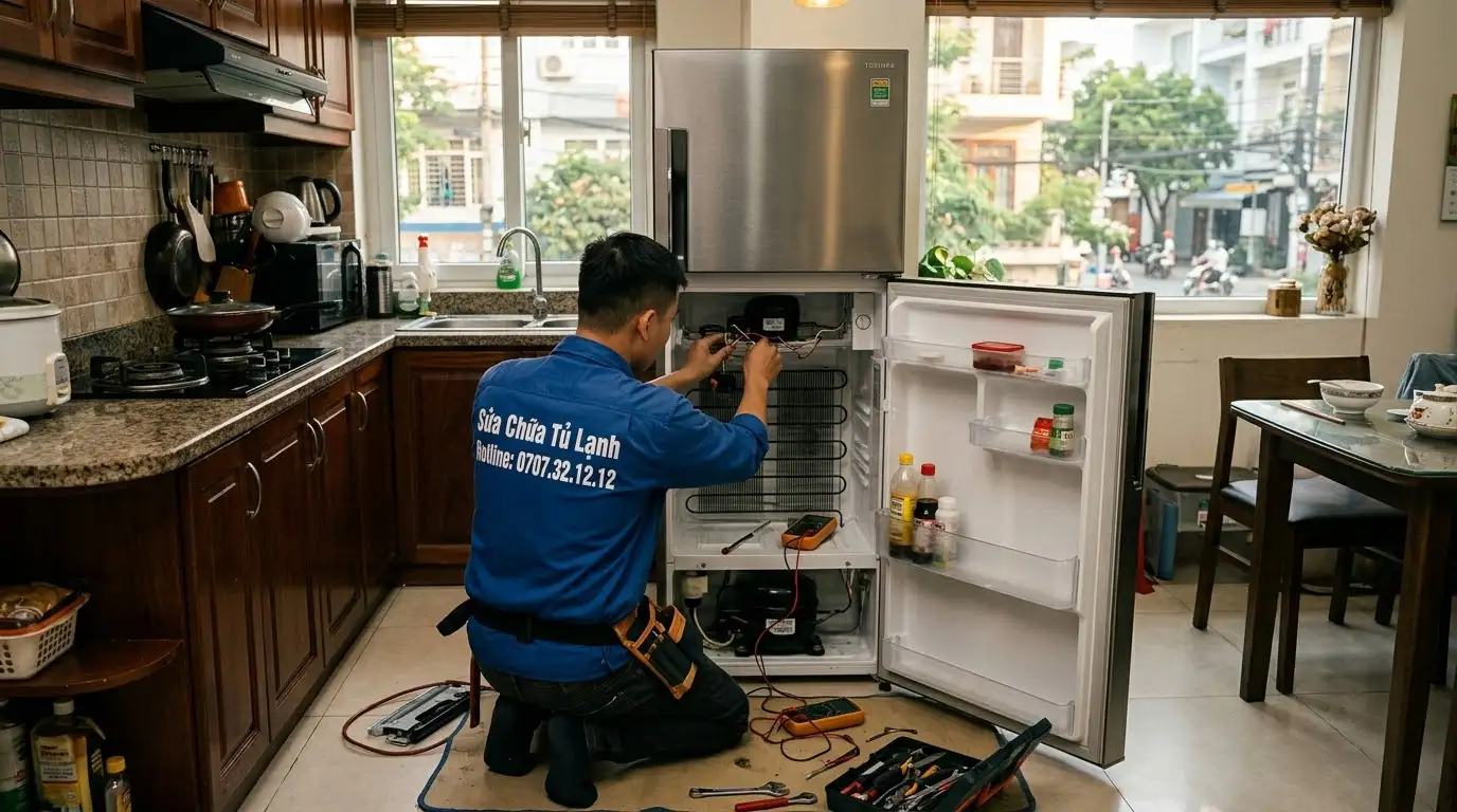 Bảng giá dịch vụ sửa tủ lạnh phường Tân Sơn Nhì minh bạch