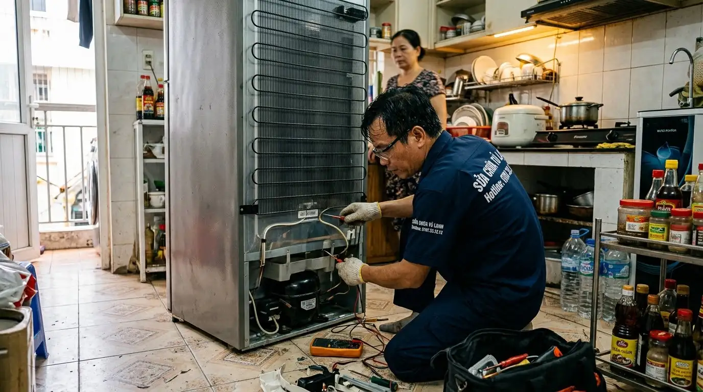 Sửa tủ lạnh phường Tân Sơn chuyên nghiệp giá tốt