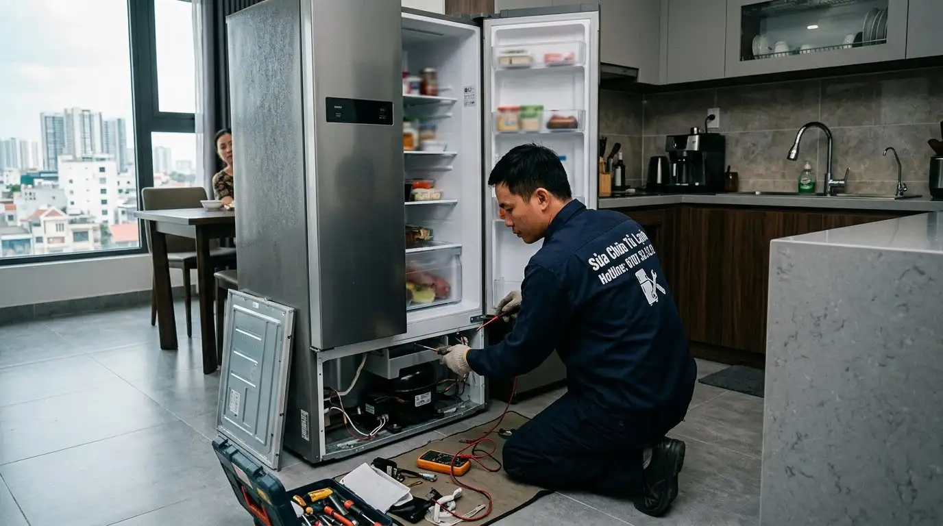 Sửa tủ lạnh phường Tân Thới Hiệp kiểm tra tại chỗ
