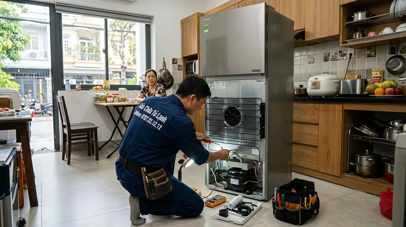 Sửa tủ lạnh phường Tân Thuận giá rẻ uy tín