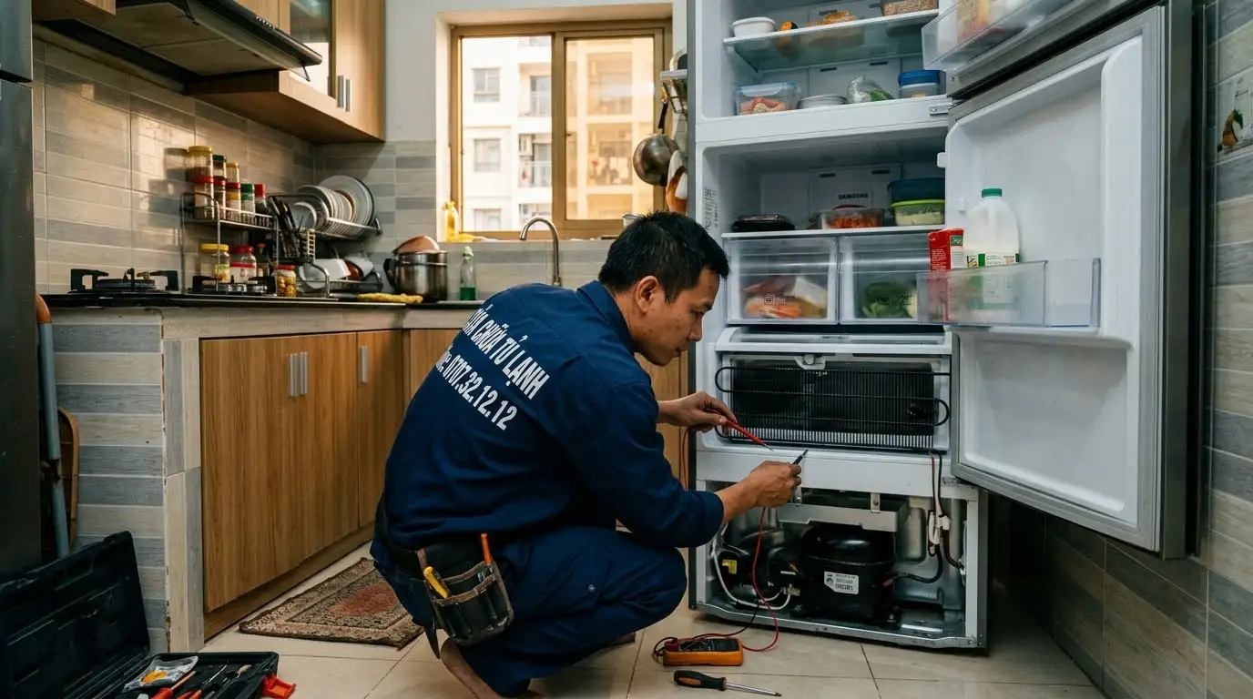 Dịch vụ sửa tủ lạnh phường Tây Thạnh tận nơi