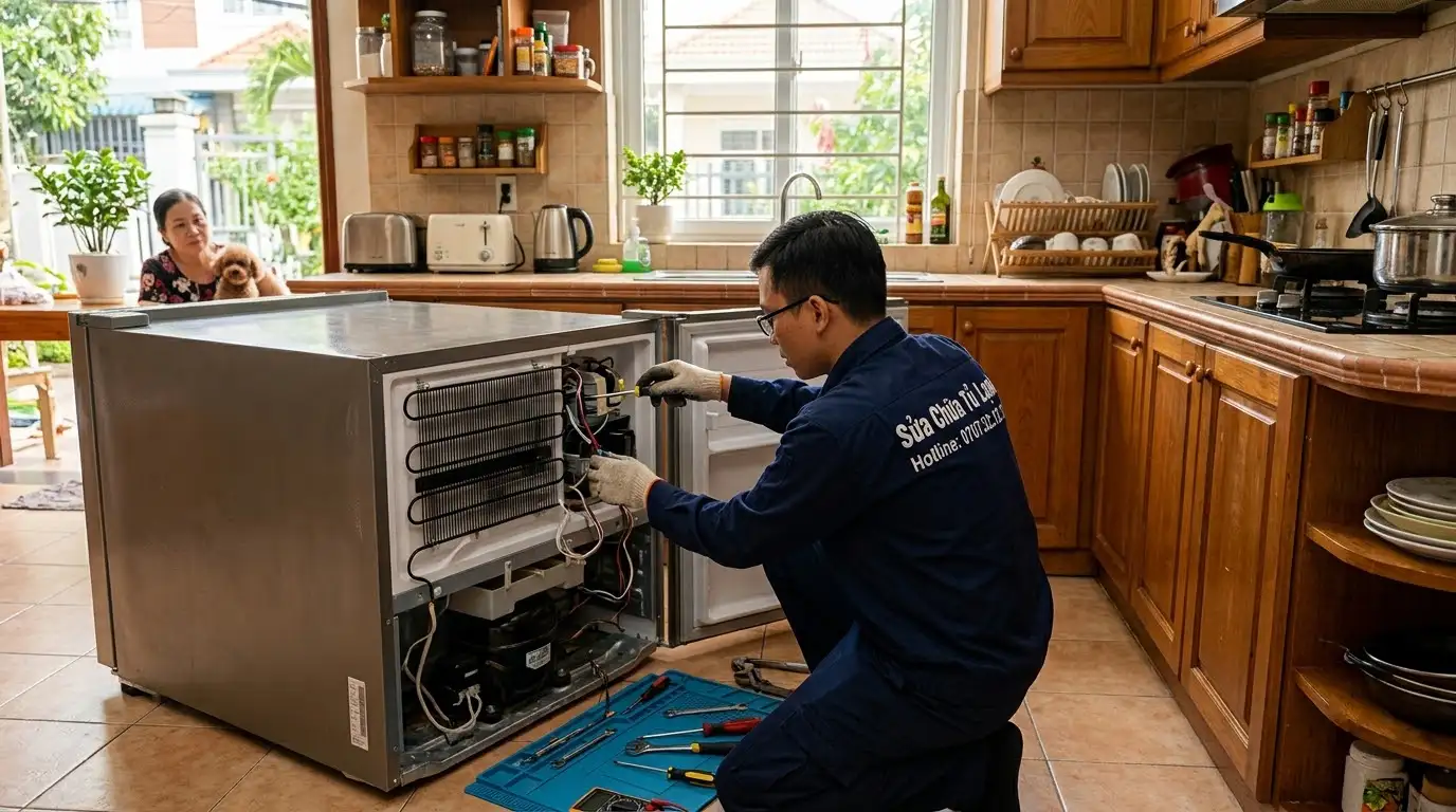 Sửa tủ lạnh phường Thới An uy tín báo giá rõ ràng