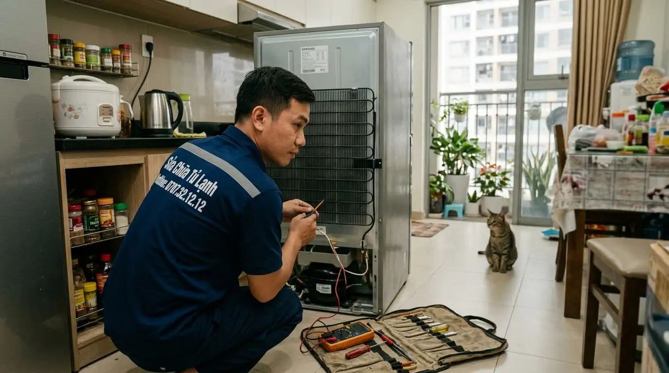 Dịch vụ sửa tủ lạnh phường Thới An tại nhà chuyên nghiệp