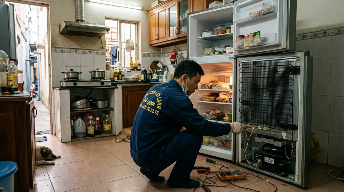 Bảng giá sửa tủ lạnh phường Xóm Chiếu minh bạch chính hãng