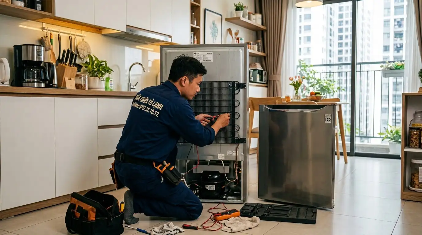 Sửa tủ lạnh quận 9 tại nhà giá rẻ uy tín