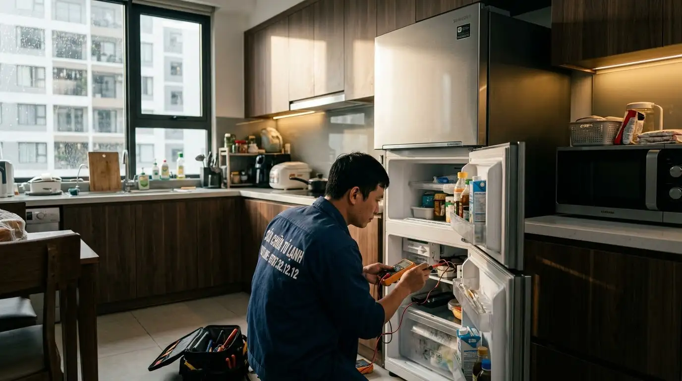 Sửa tủ lạnh quận Phú Nhuận thợ giỏi kiểm tra tận nhà