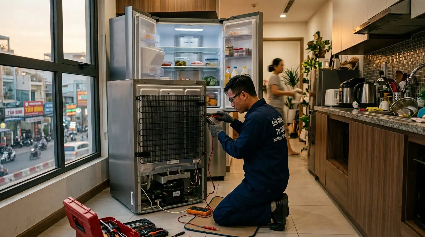 Sửa tủ lạnh tại nhà quận Tân Bình