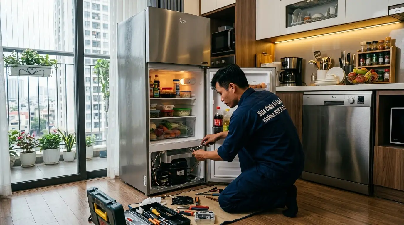 Sửa tủ lạnh Teka âm tủ chuyên nghiệp tại TPHCM