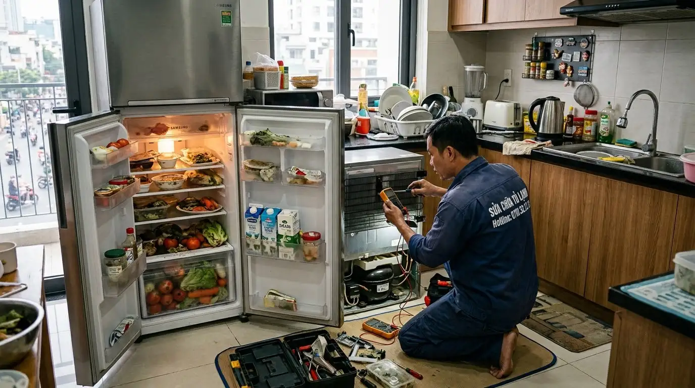 bảo quản và vệ sinh tủ lạnh định kỳ ngăn ngừa hư hỏng thức ăn