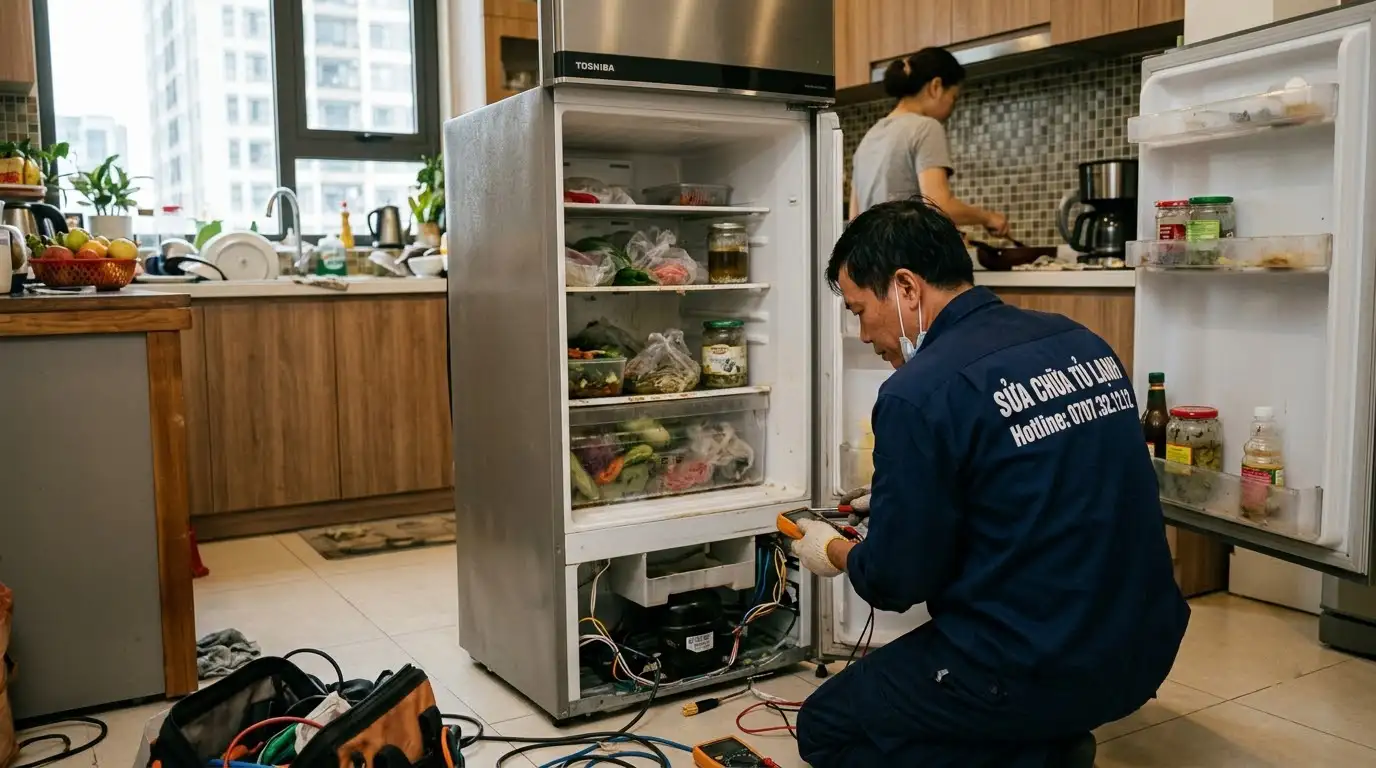 Bảng giá sửa chữa khắc phục thức ăn trong tủ lạnh bị ôi thiu