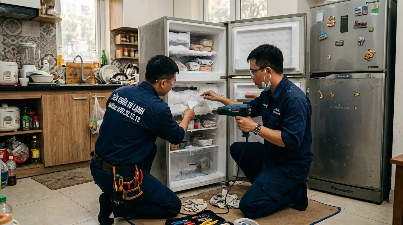 Linh kiện bộ xả đá sò lạnh sò nóng timer tủ lạnh chính hãng