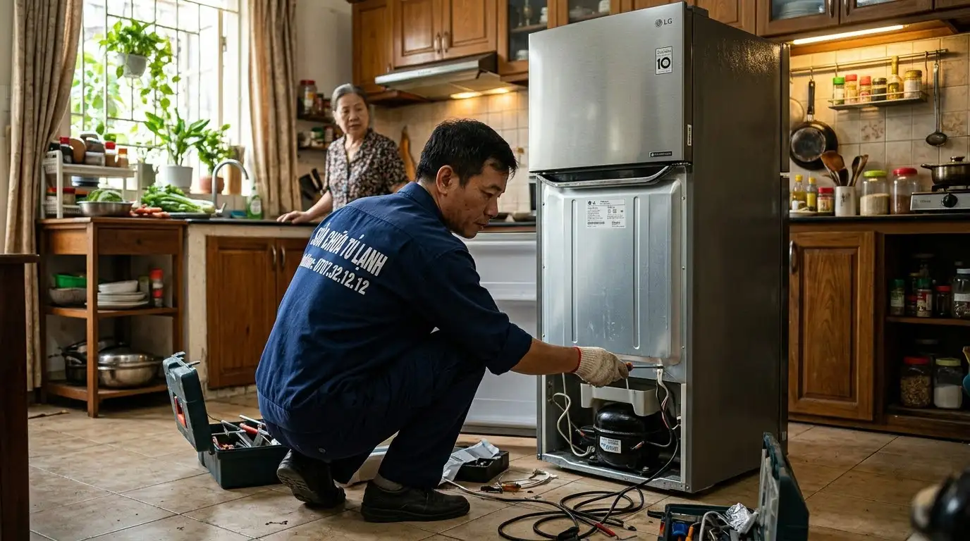 báo giá xử lý tủ lạnh bị giật điện tận nơi tại TPHCM