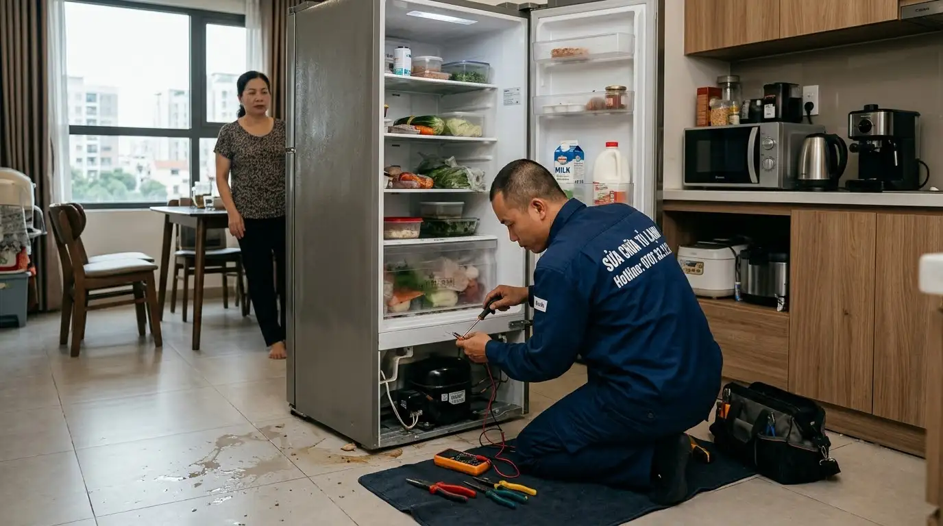 Dịch vụ bảo dưỡng khử mùi tủ lạnh chuyên nghiệp