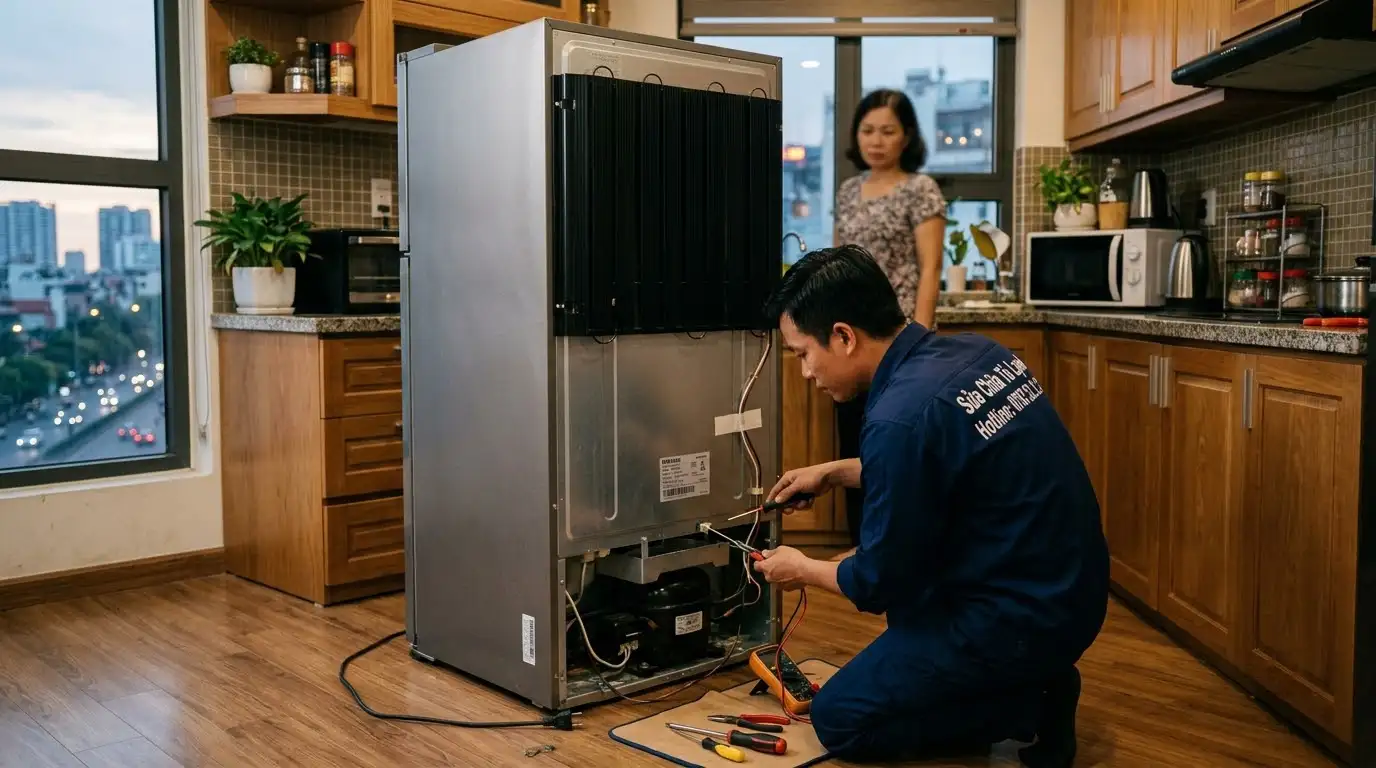 Kỹ thuật đo kiểm tra tủ lạnh bị mất điện