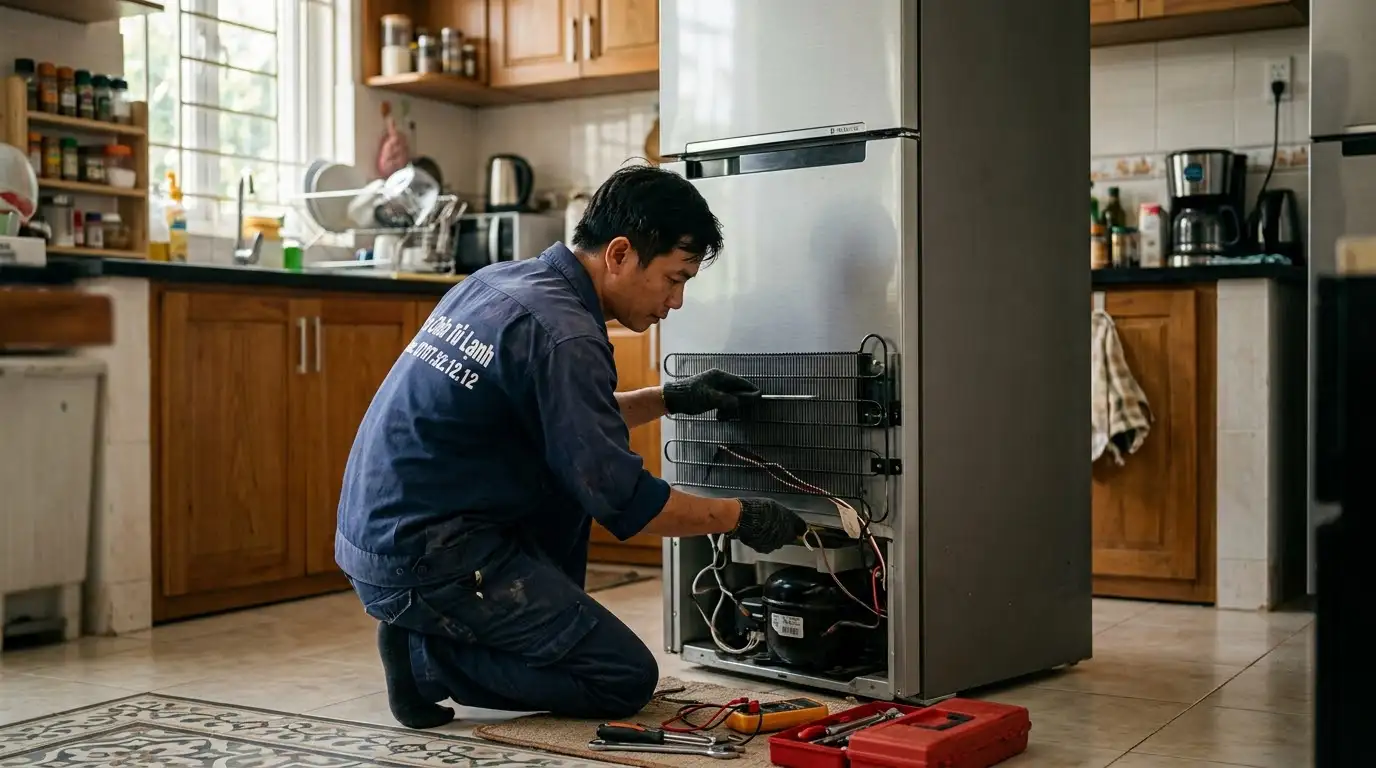 Tủ lạnh bị rò điện gây nguy hiểm cho người sử dụng