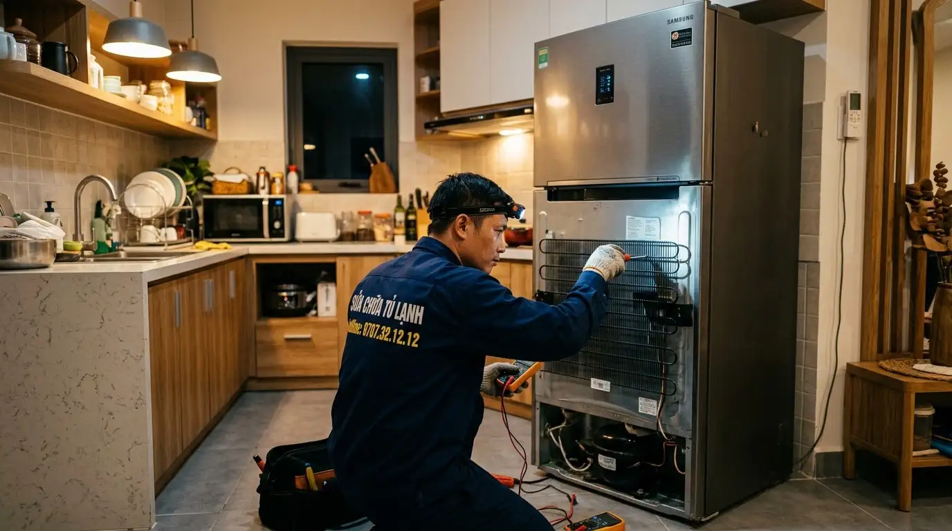 Nguyên nhân tủ lạnh chạy liên tục không ngắt