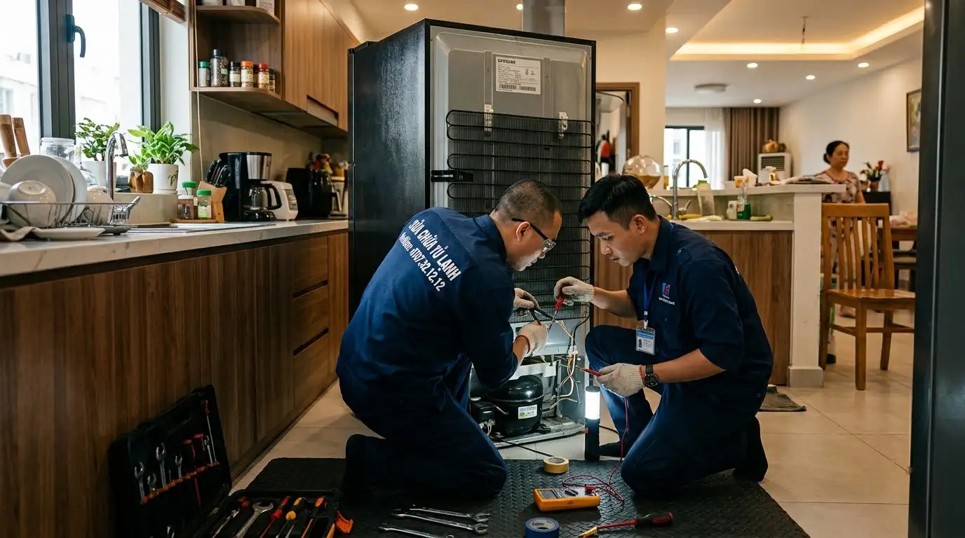 Bảng báo giá sửa chữa thay thế linh kiện tủ lạnh không chạy