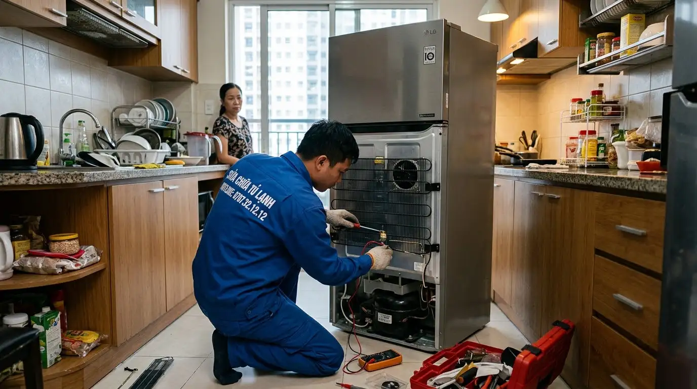 Kiểm tra nguyên nhân tủ lạnh không đông đá tại nhà