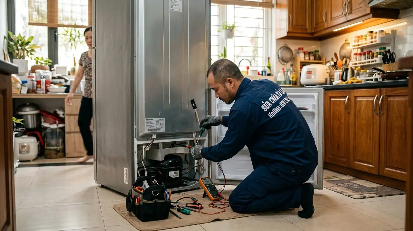 bảng giá sửa chữa tủ lạnh không kêu tận nhà tphcm