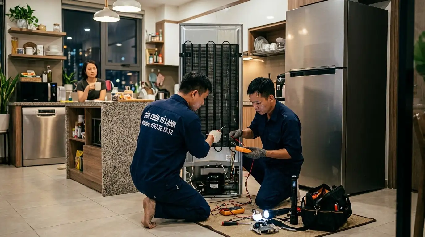 tủ lạnh không vào điện nguyên nhân và cách xử lý
