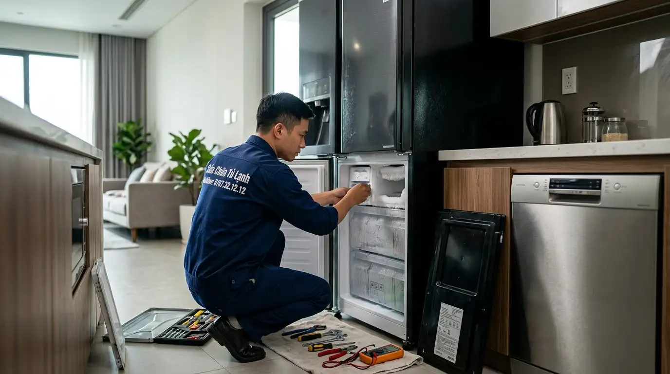 Kiểm tra hệ thống quạt gió khi tủ lạnh ngăn đá không lạnh
