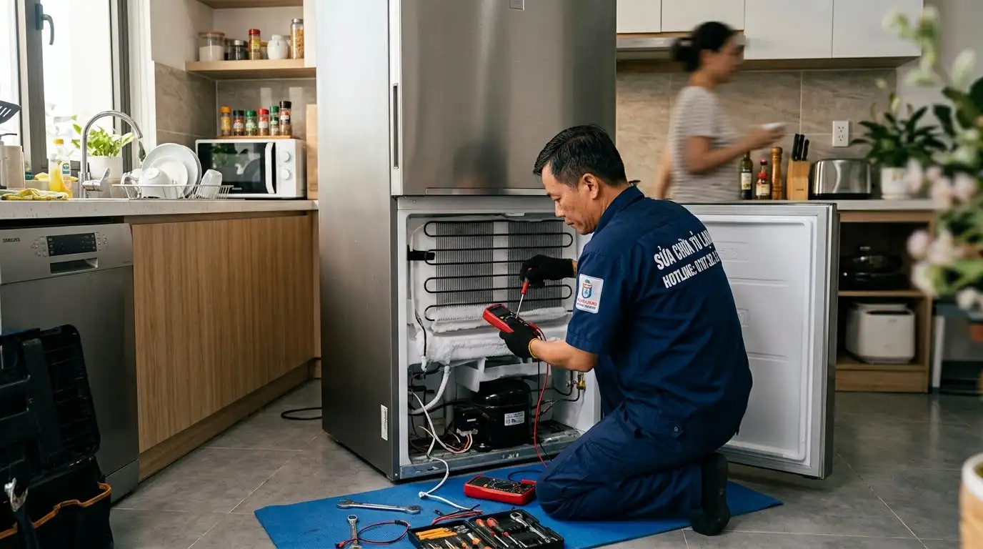 Kiểm tra nguyên nhân tủ lạnh ngăn dưới không mát tại nhà